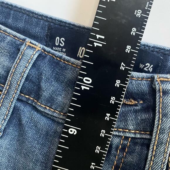 Hollister Size OS W24 L28 Ultra High Rise Super Skinny Jeans Distressed Stretch - Picture 7 of 9
